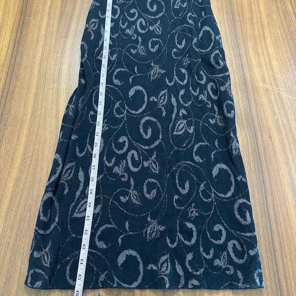 Peruvian Connection Empire Waist Pima Cotton Knit Sweater Midi Dress, size small - Picture 6 of 8